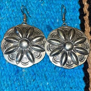 Elegant Sterling Silver Floral Earrings